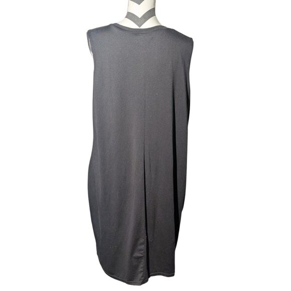 Say What 3X Black Rhinestone Embellished Mini Tunic Dress - Picture 4 of 4